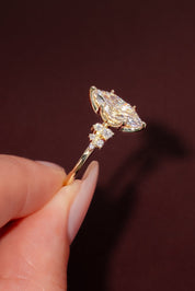 2.01ct D - VS1 Marquise Lab Diamond Nova - PBD Engagement Rings