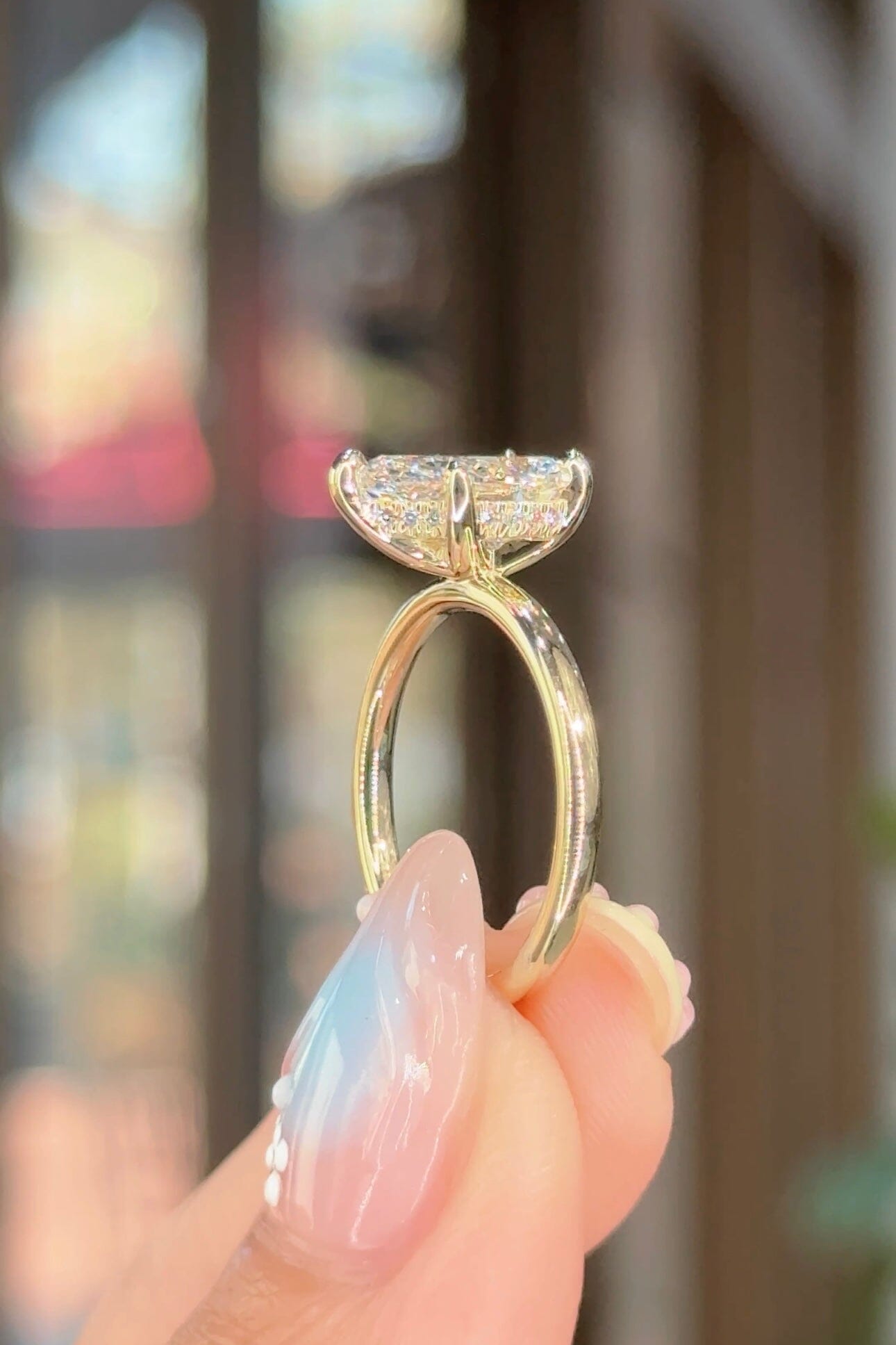 2.01ct D-VS1 Pear Lab Diamond Kayla Engagement Rings Princess Bride Diamonds 