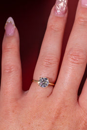 2.01ct D - VS1 Round Lab Diamond Kayla - PBD Engagement Rings