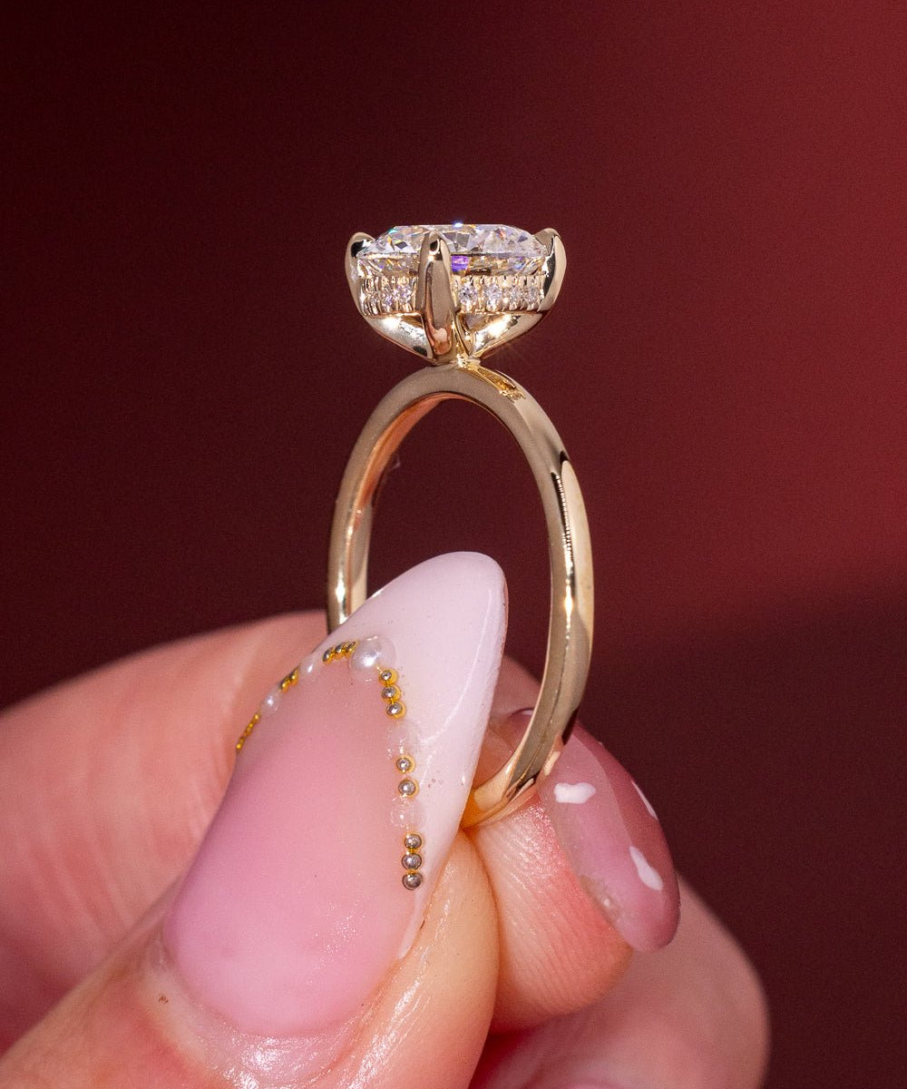 2.01ct D - VS1 Round Lab Diamond Kayla - PBD Engagement Rings