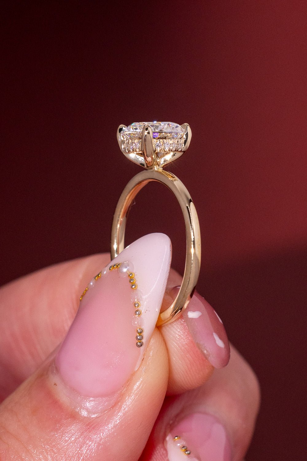 2.01ct D - VS1 Round Lab Diamond Kayla - PBD Engagement Rings