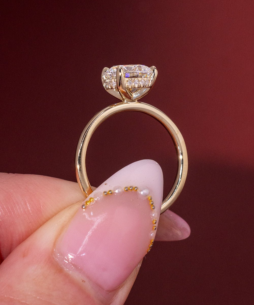 2.01ct D - VS1 Round Lab Diamond Kayla - PBD Engagement Rings
