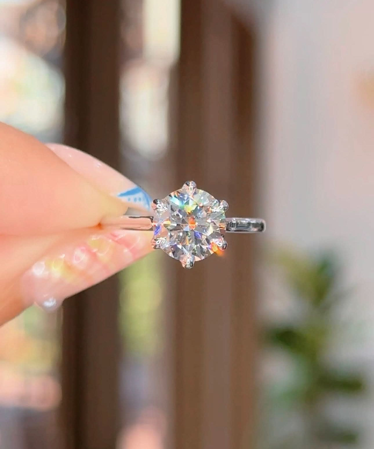 2.01ct D - VS1 Round Lab Diamond Victoria - PBD Engagement Rings