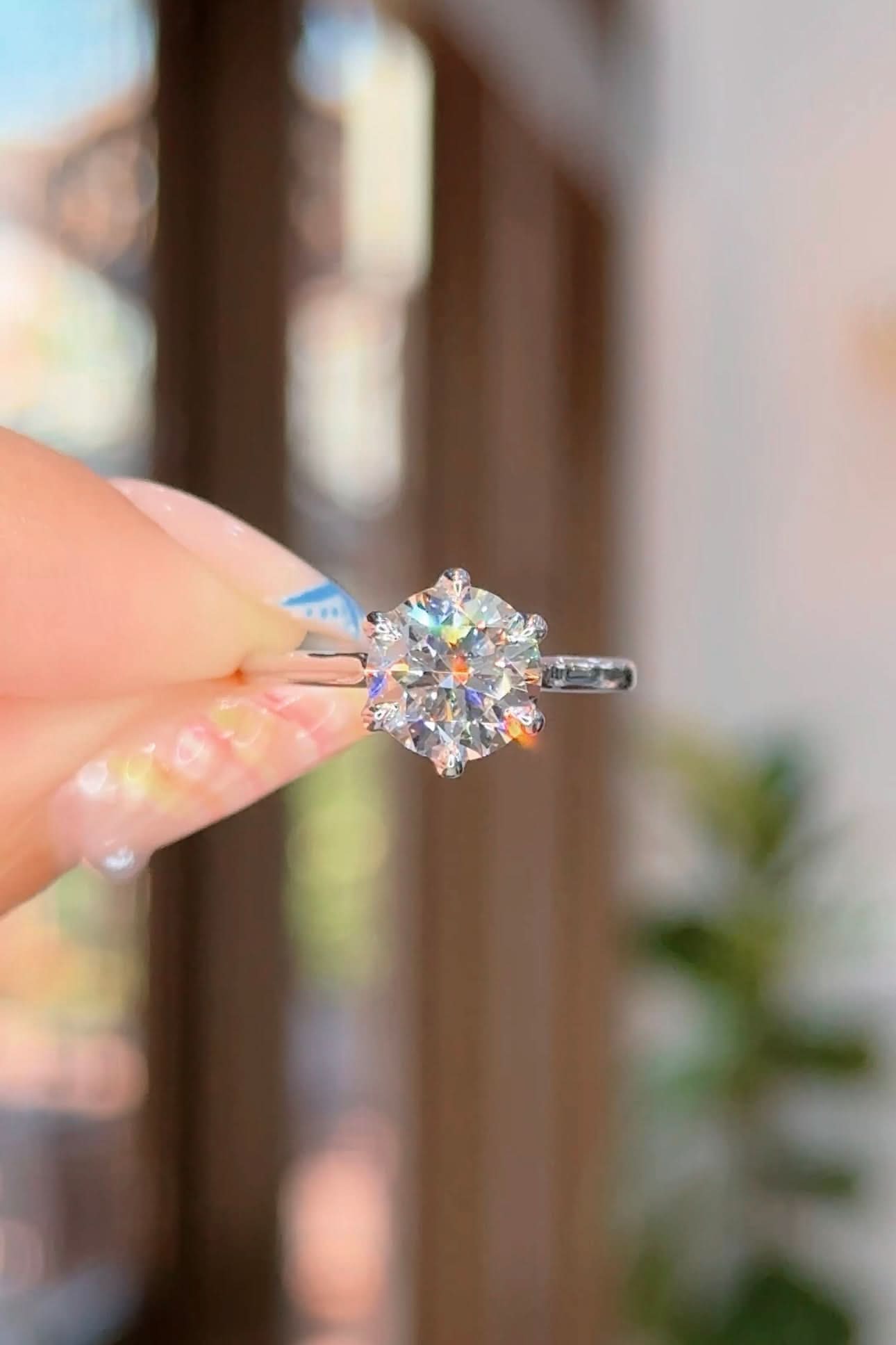 2.01ct D - VS1 Round Lab Diamond Victoria - PBD Engagement Rings