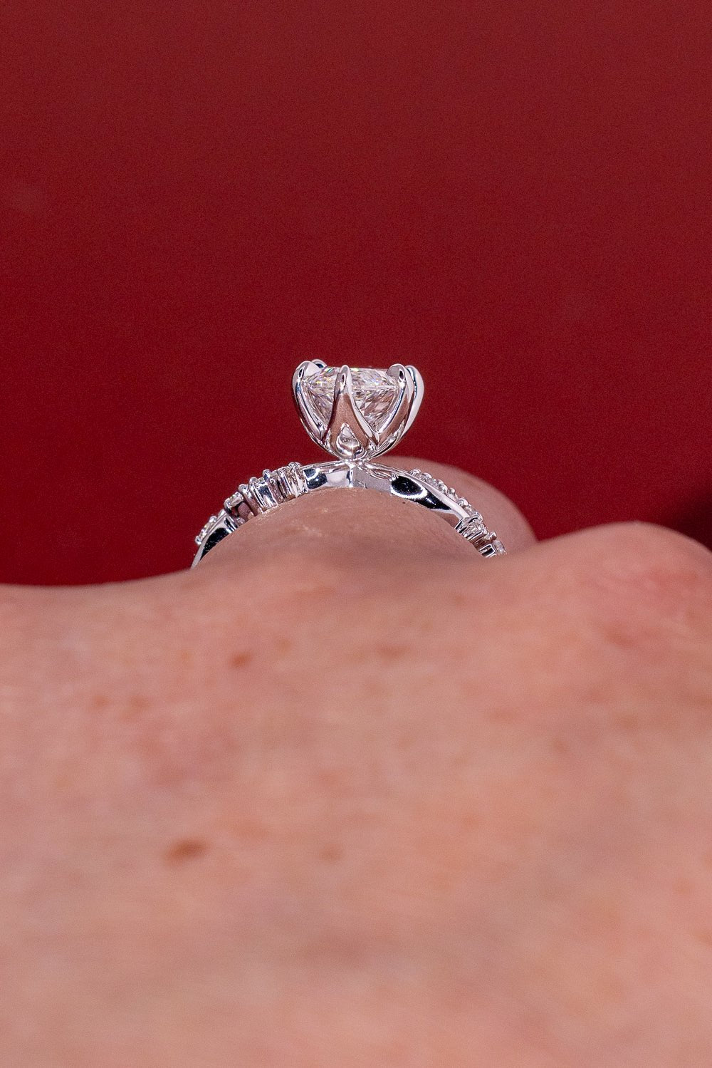 2.01ct E - VS1 Marquise Lab Diamond Ariel - PBD Engagement Rings
