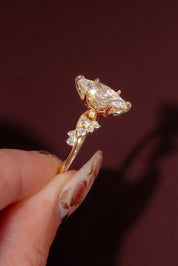 2.01ct E - VS1 Marquise Lab Diamond Ariel - PBD Engagement Rings