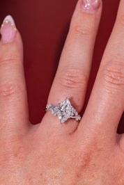 2.01ct E - VS1 Marquise Lab Diamond Ariel - PBD Engagement Rings