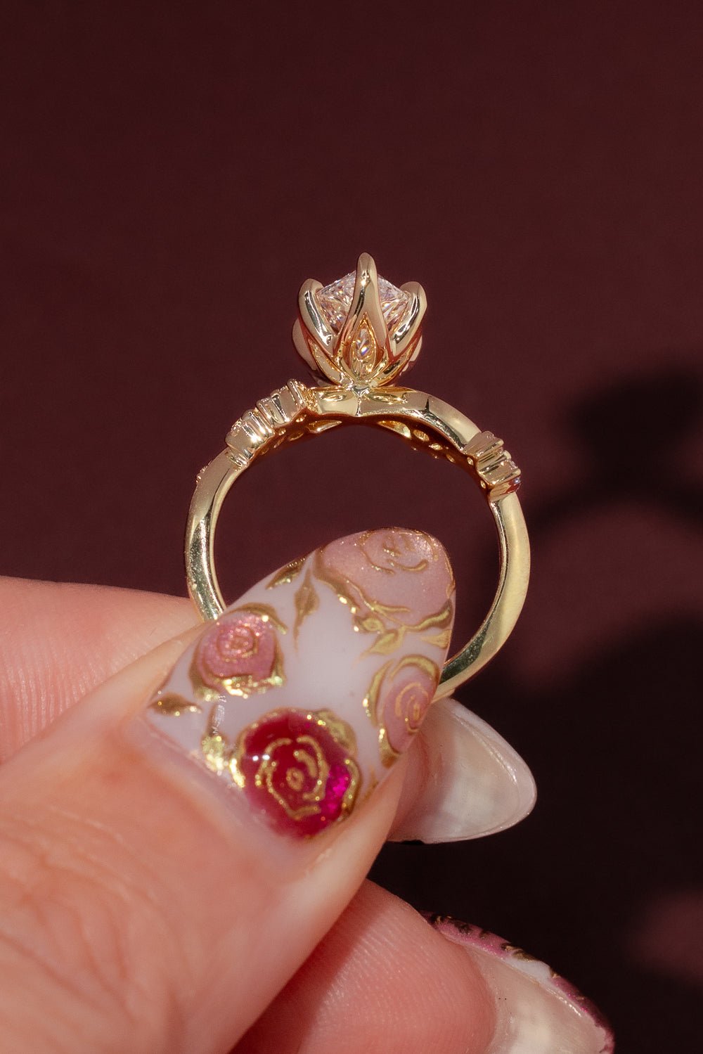 2.01ct E - VS1 Marquise Lab Diamond Ariel - PBD Engagement Rings