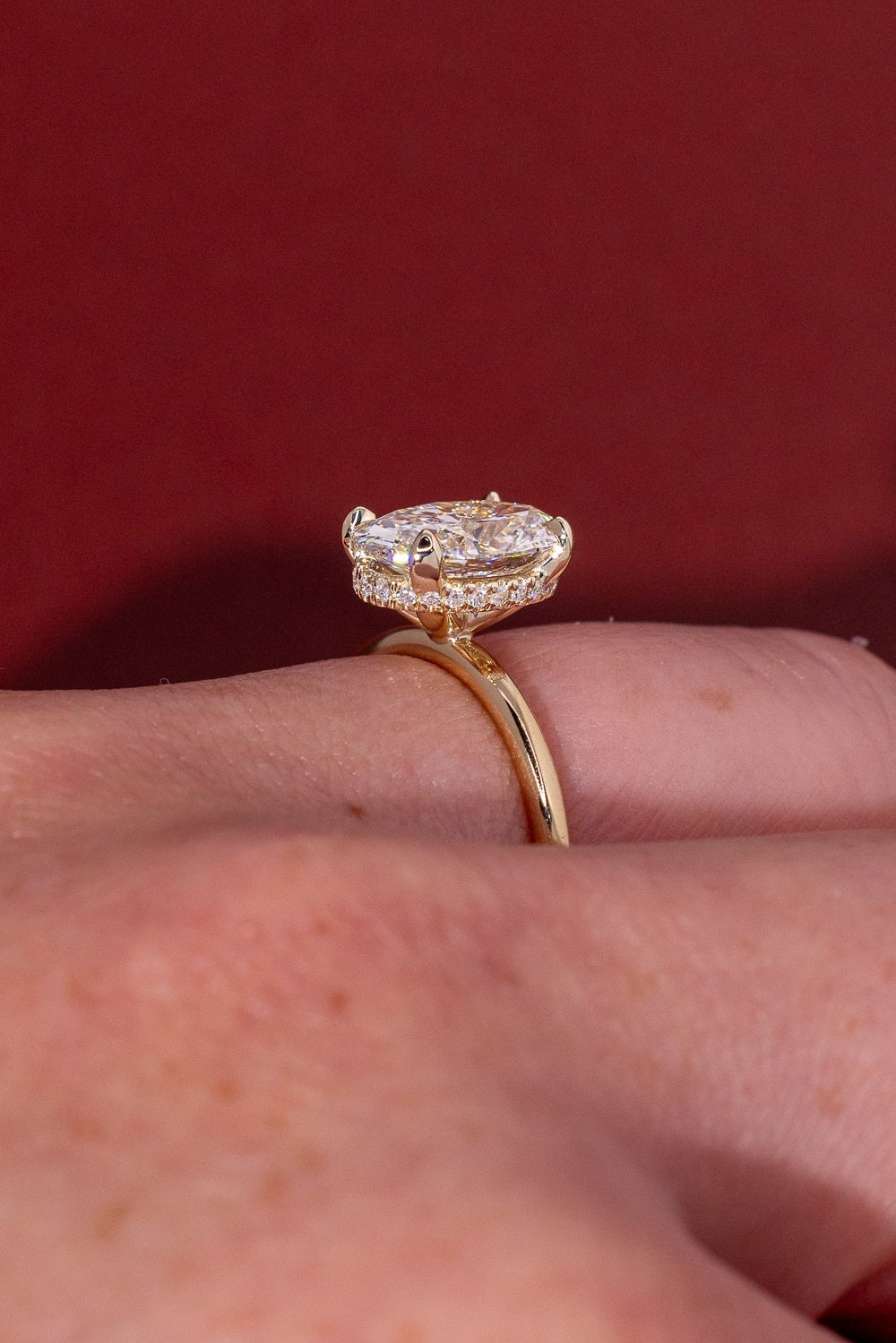 2.01ct E - VS1 Oval Lab Diamond Stephanie - PBD Engagement Rings