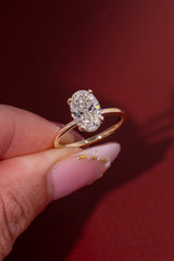 2.01ct E-VS1 Oval Lab Diamond Stephanie