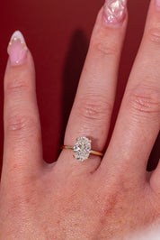 2.01ct E - VS1 Oval Lab Diamond Stephanie - PBD Engagement Rings