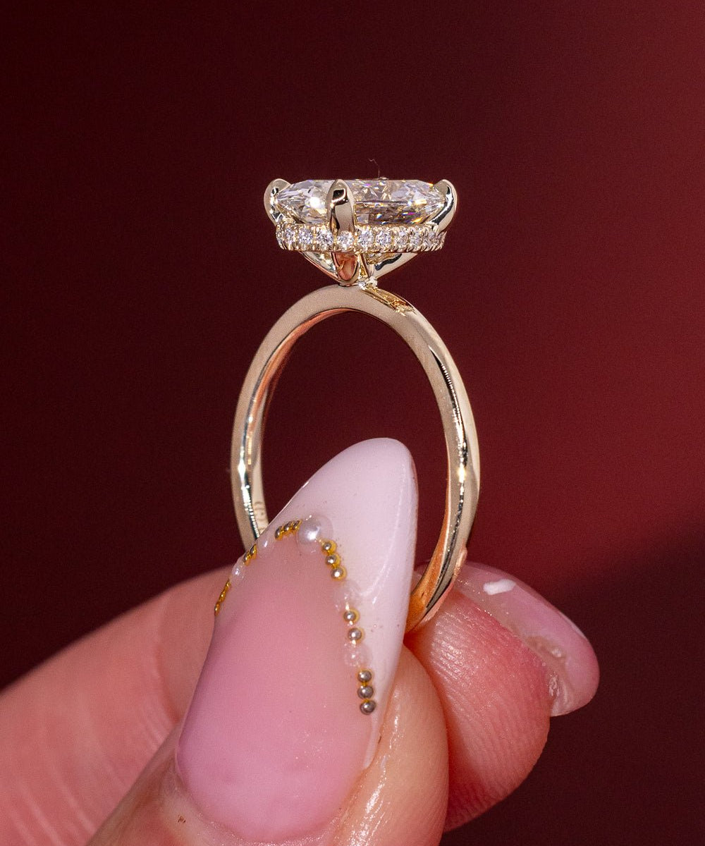 2.01ct E - VS1 Oval Lab Diamond Stephanie - PBD Engagement Rings