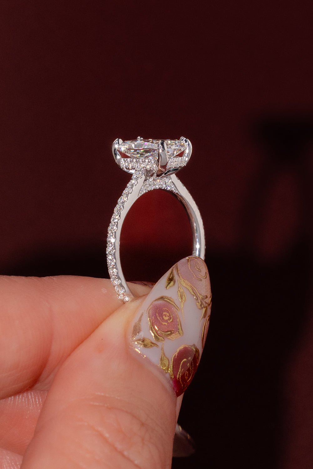 2.01ct E - VS1 Radiant Lab Diamond Alice - PBD Engagement Rings