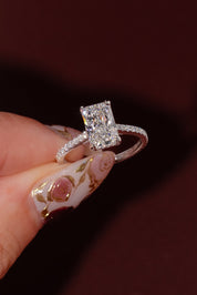 2.01ct E - VS1 Radiant Lab Diamond Alice - PBD Engagement Rings