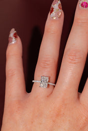 2.01ct E - VS1 Radiant Lab Diamond Alice - PBD Engagement Rings