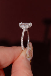 2.01ct E - VS1 Radiant Lab Diamond Alice - PBD Engagement Rings