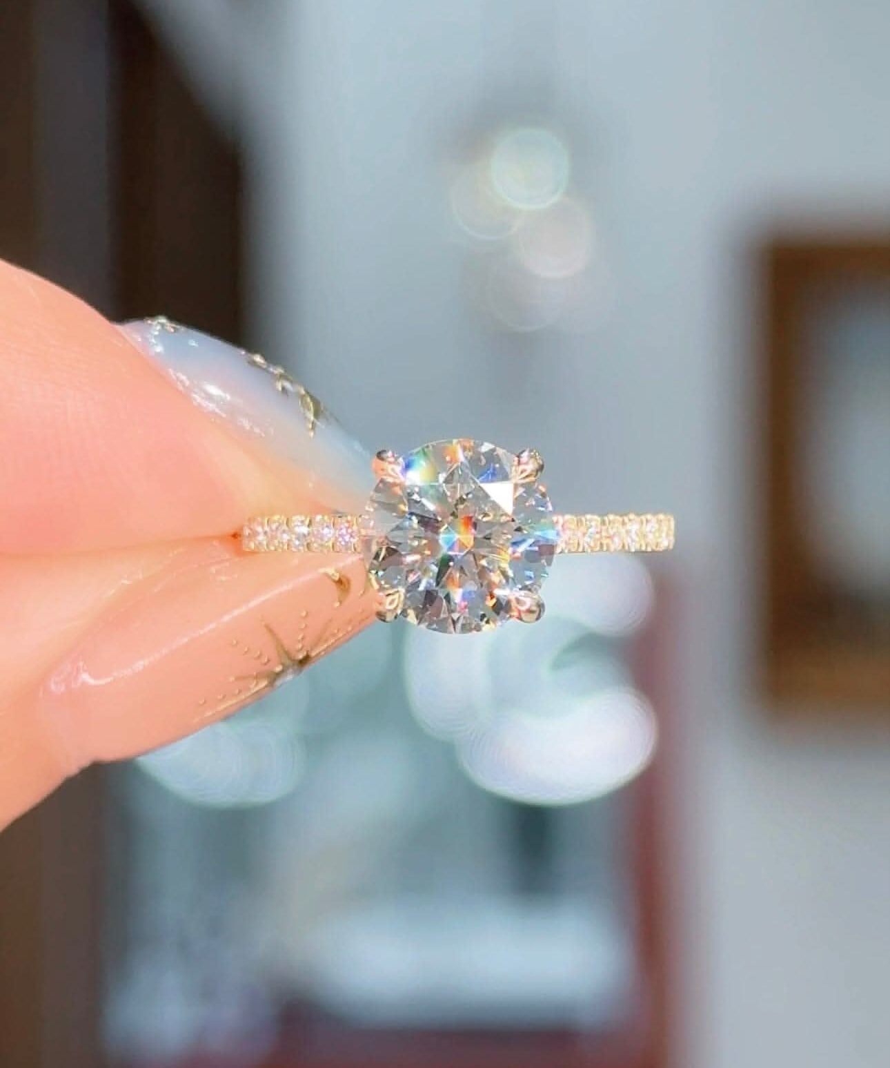 2.01ct E - VS1 Round Lab Diamond Alice - PBD Engagement Rings