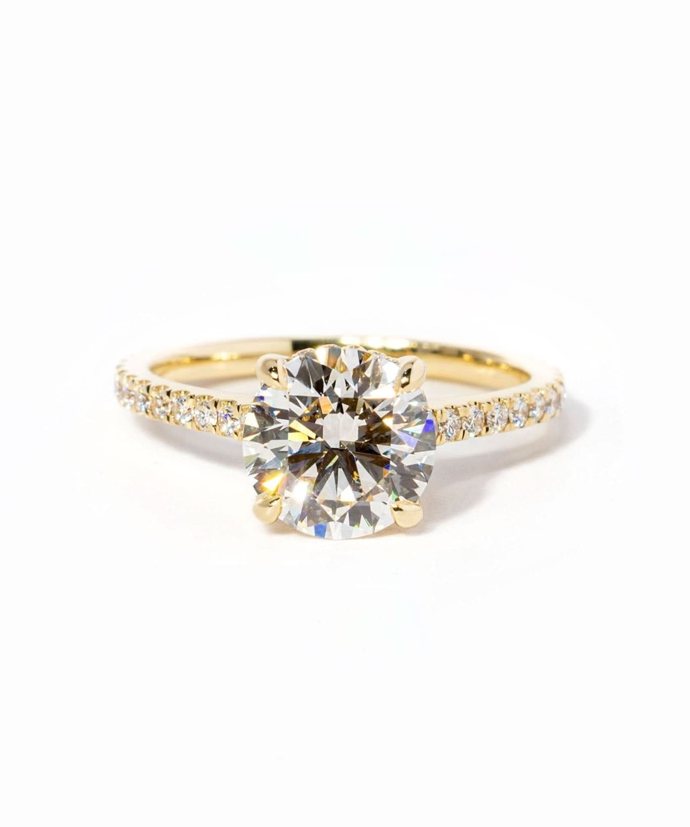 2.01ct E - VS1 Round Lab Diamond Alice - PBD Engagement Rings