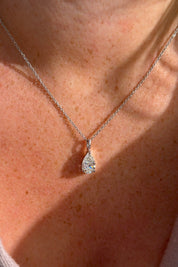2.01ct E - VVS2 Brandi Pear Necklace - PBD Necklaces
