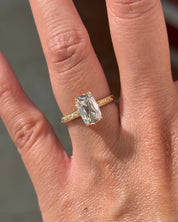 2.01ct E - VVS2 Old Mine Cushion Lab Diamond Louise - PBD Engagement Rings