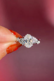 2.01ct E - VVS2 Oval Lab Diamond Ariel - PBD Engagement Rings