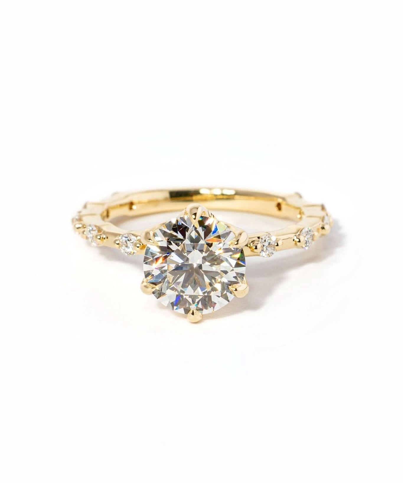 2.01ct E - VVS2 Round Lab Diamond Lila - PBD Engagement Rings