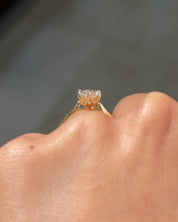 2.01ct F-VS1 Marquise Lab Diamond Victoria - PBD Engagement Rings