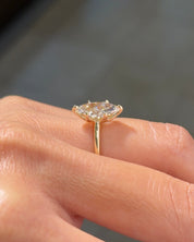 2.01ct F-VS1 Marquise Lab Diamond Victoria - PBD Engagement Rings