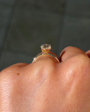 2.01ct F - VS1 Oval Lab Diamond Leah - PBD Engagement Rings