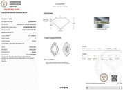 2.01ct F - VVS2 Marquise Lab Diamond Leah Cathedral - PBD Engagement Rings
