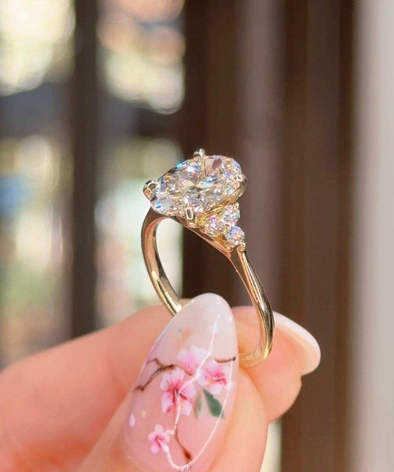 2.01ct F-VVS2 Oval Lab Diamond Lindsey Engagement Rings Princess Bride Diamonds 