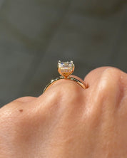 2.01ct F-VVS2 Radiant Lab Diamond Kayla - PBD Engagement Rings