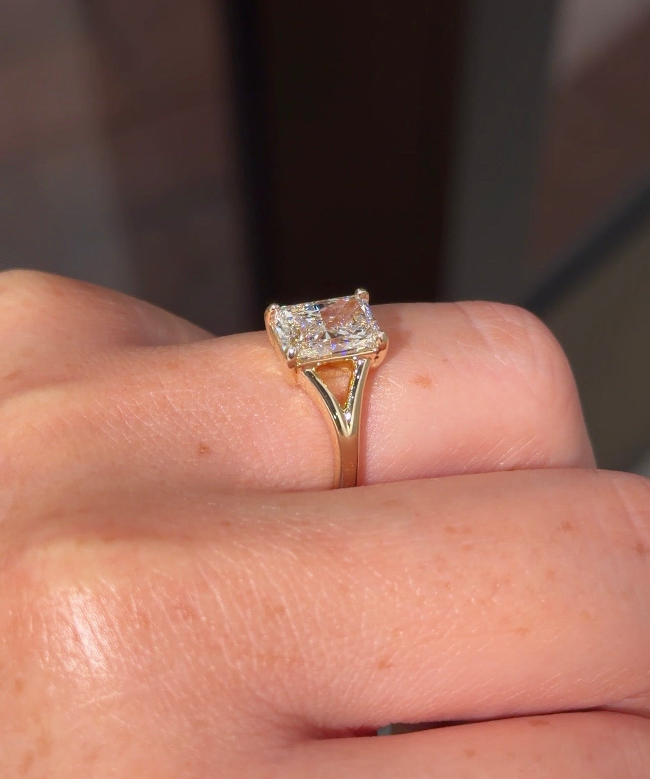 2.01ct F - VVS2 Radiant Lab Diamond Tanya - PBD Engagement Rings