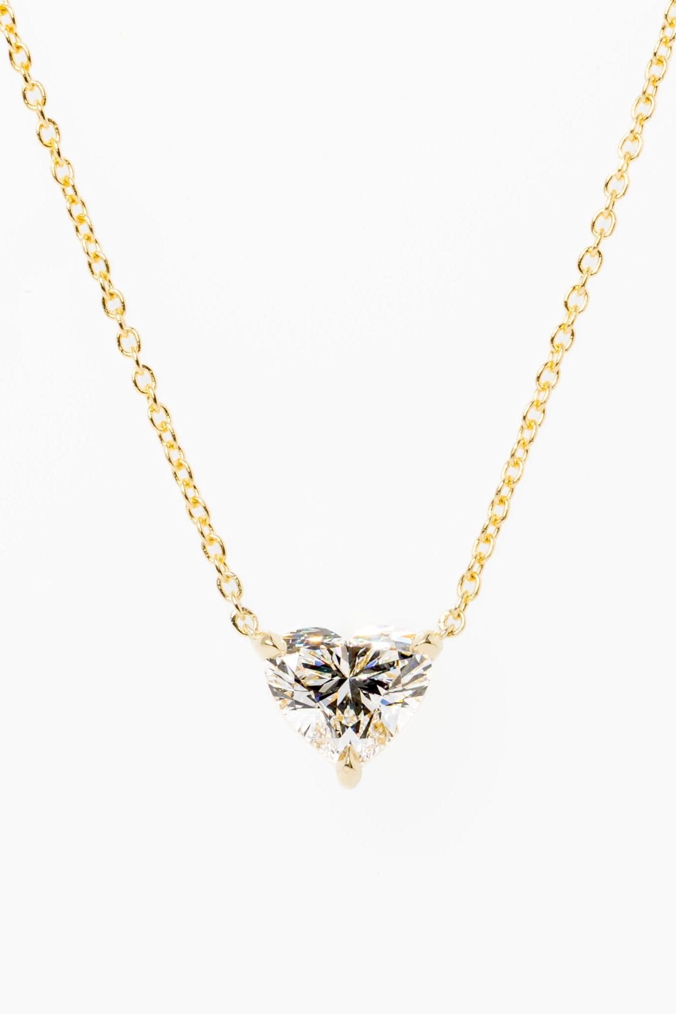 2.01ct Heart Brandi Necklace - PBD Necklaces