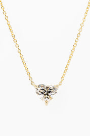 2.01ct Heart Brandi Necklace - PBD Necklaces