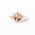 2.01ct Peach Oval Sapphire Duchess Rings Princess Bride Diamonds 