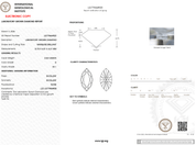 2.02 Carat D - VS1 Marquise Lab Grown Diamond - IGI (125304) - PBD Loose Diamond