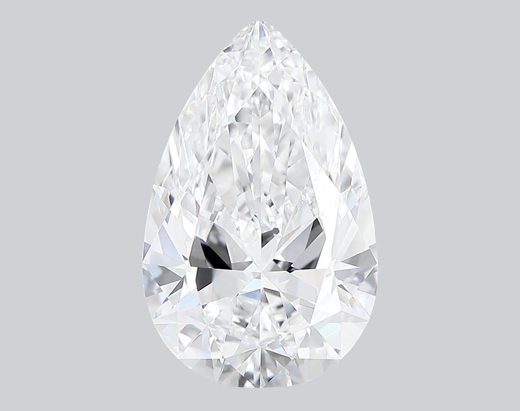 2.02 Carat D - VVS2 Pear Lab Grown Diamond - IGI (124548) - PBD Loose Diamond