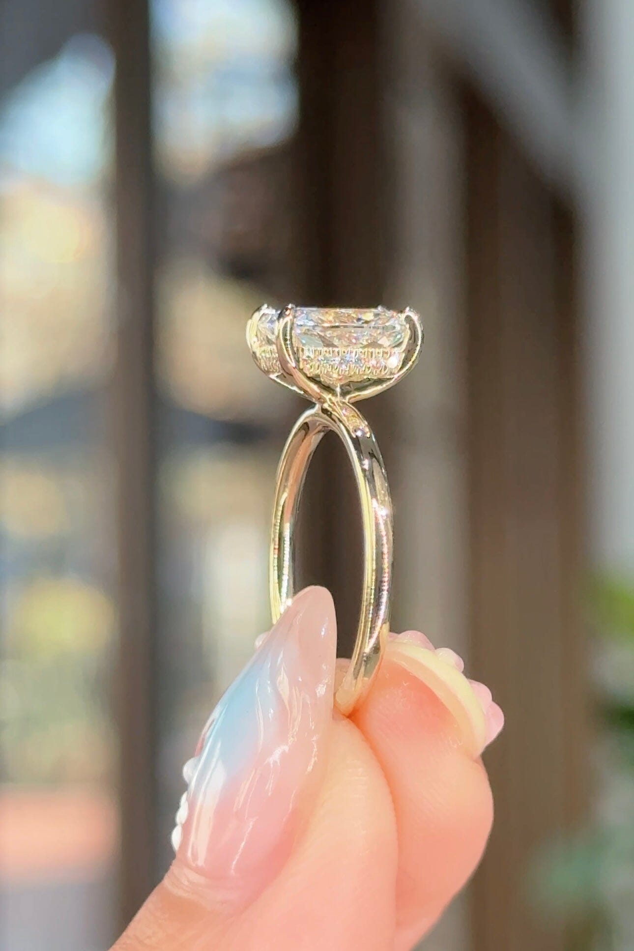 2.02ct D-VS1 Cushion Lab Diamond Kayla Engagement Rings Princess Bride Diamonds 