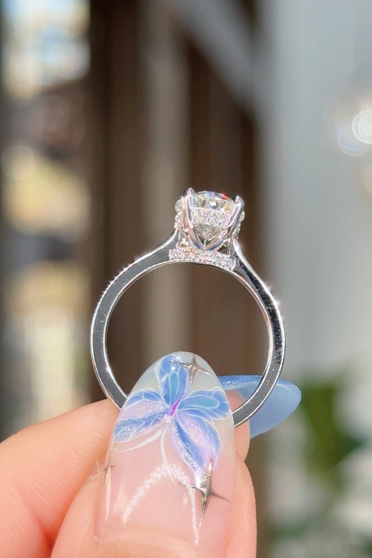 2.02ct D-VS1 Oval Lab Diamond Alice Engagement Rings Princess Bride Diamonds 
