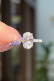 2.02ct D - VS1 Oval Lab Diamond Alice - PBD Engagement Rings