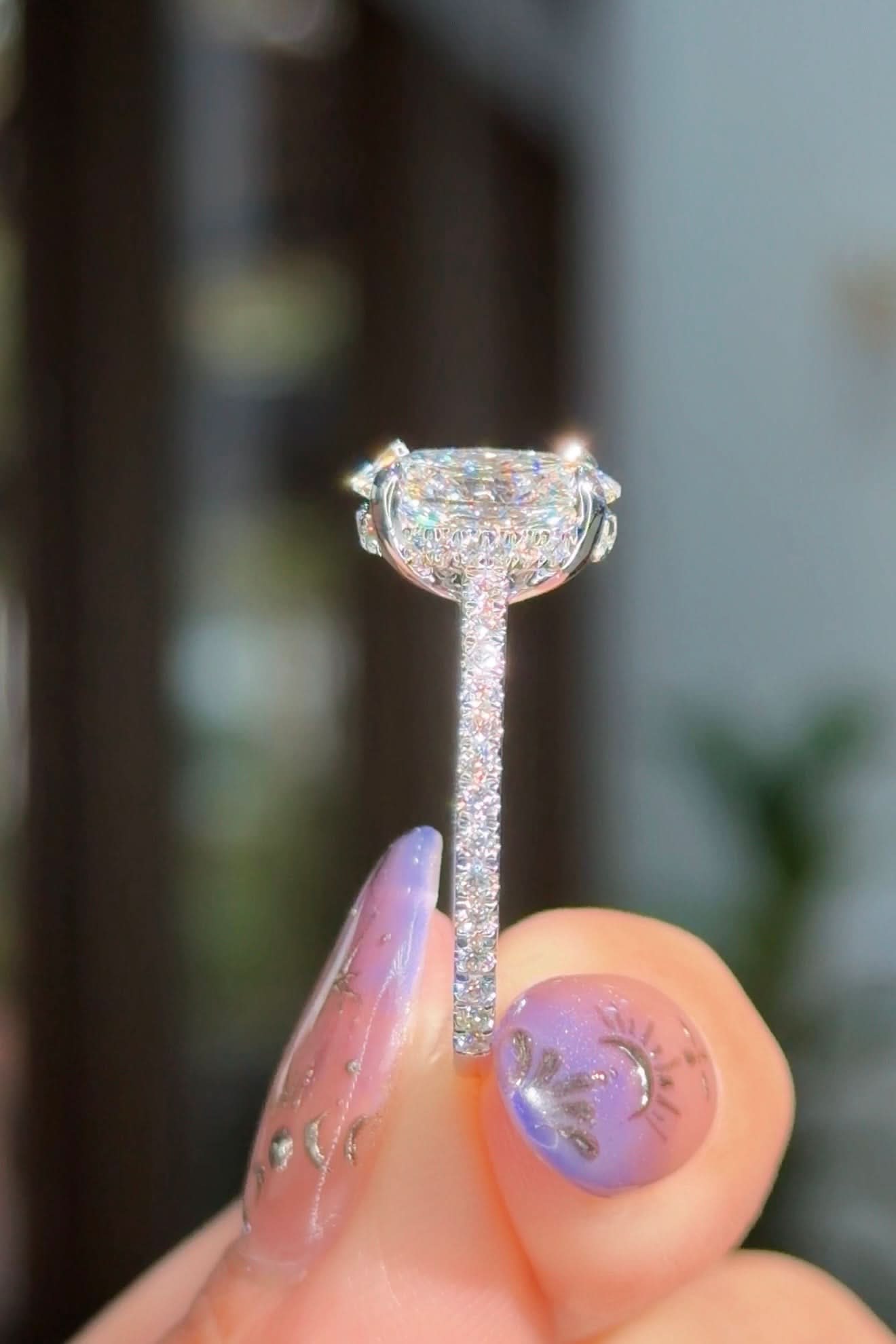 2.02ct D - VS1 Oval Lab Diamond Alice - PBD Engagement Rings