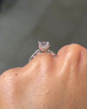 2.02ct D-VS1 Oval Lab Diamond Cecelia - PBD Engagement Rings
