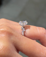 2.02ct D-VS1 Oval Lab Diamond Cecelia - PBD Engagement Rings
