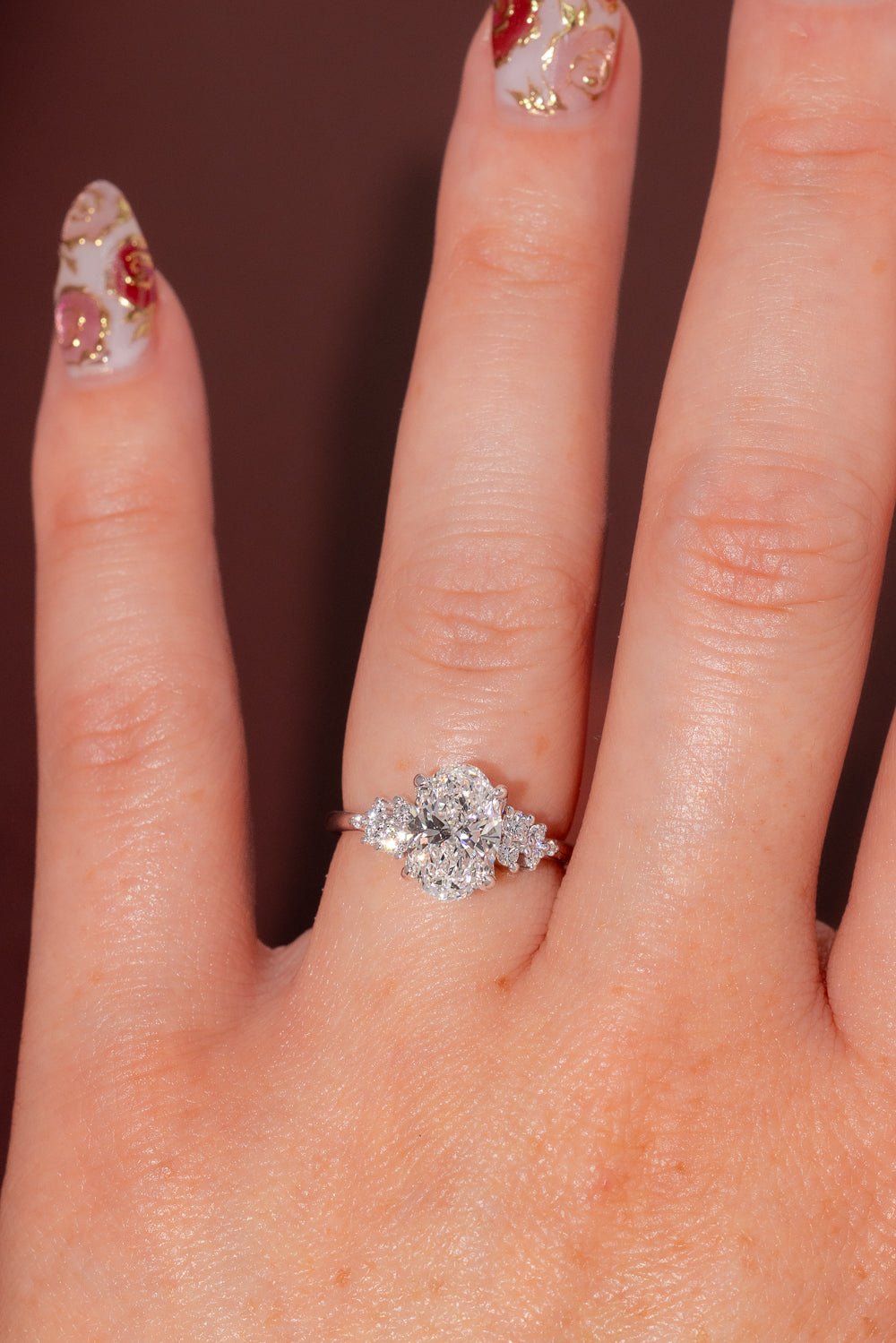 2.02ct D - VVS1 Oval Lab Diamond Nova - PBD Engagement Rings