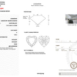 2.02ct D-VVS2 Heart Lab Diamond Leilani Engagement Rings Princess Bride Diamonds 