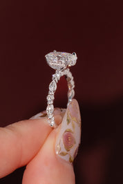 2.02ct D - VVS2 Oval Lab Diamond Rei - PBD Engagement Rings