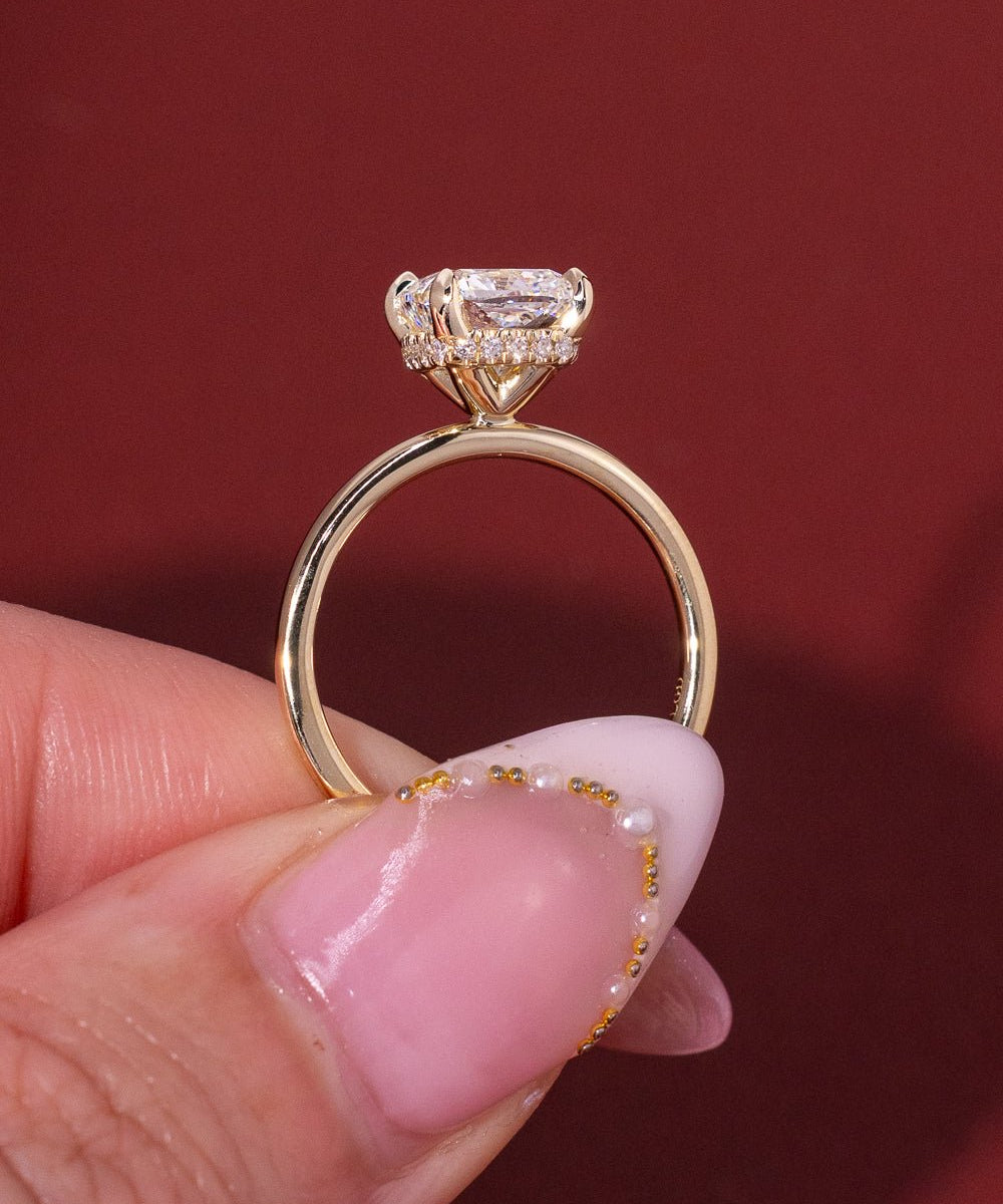 2.02ct E - VS1 Cushion Lab Diamond Stephanie - PBD Engagement Rings