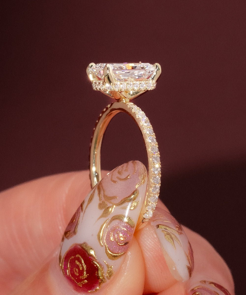 2.02ct E - VS1 Radiant Lab Diamond Stephanie - PBD Engagement Rings