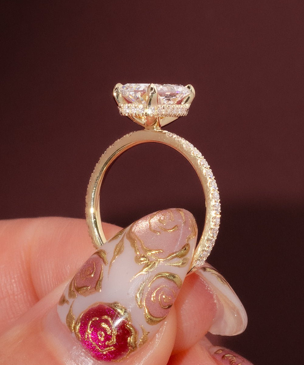 2.02ct E - VS1 Radiant Lab Diamond Stephanie - PBD Engagement Rings